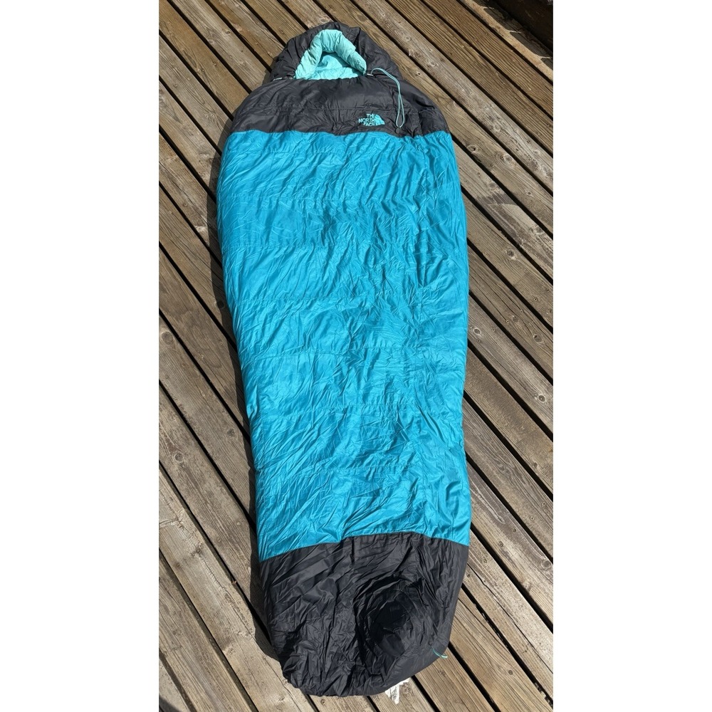 North Face W Blue Kazoo Down Mummy Sleeping Bag 650 Pro Goose Down Women's Fit